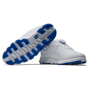 FOOTJOY - Pro|SL BOA Junior Golf Shoe - White & Blue - Size 3